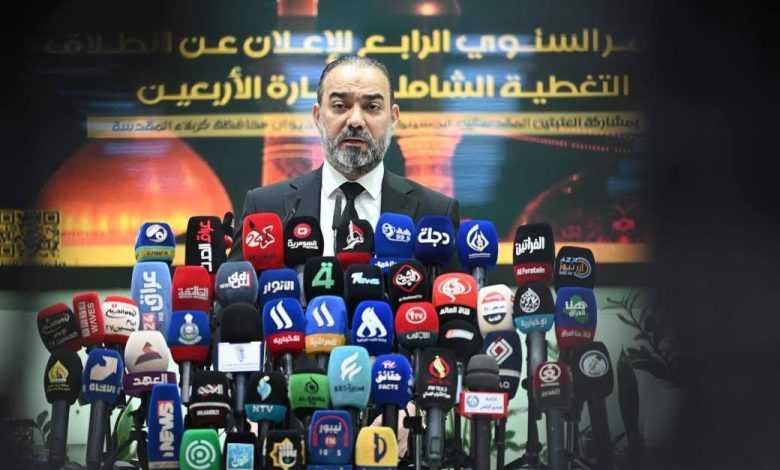 رئيس هيأة الإعلام والاتصالات يعلن المؤشرات الإحصائية لتغطية زيارة الأربعين في كربلاء المقدسة
